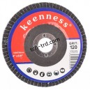 ใบเจียรผ้าทรายซ้อน 4 นิ้ว KEENNESS(หลังแข็ง)