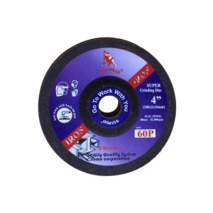 ใบเจียรเหล็ก 4" (100x2mm) AWC60P สีแดง SUMO